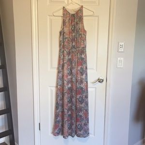 H and M floral maxi dress